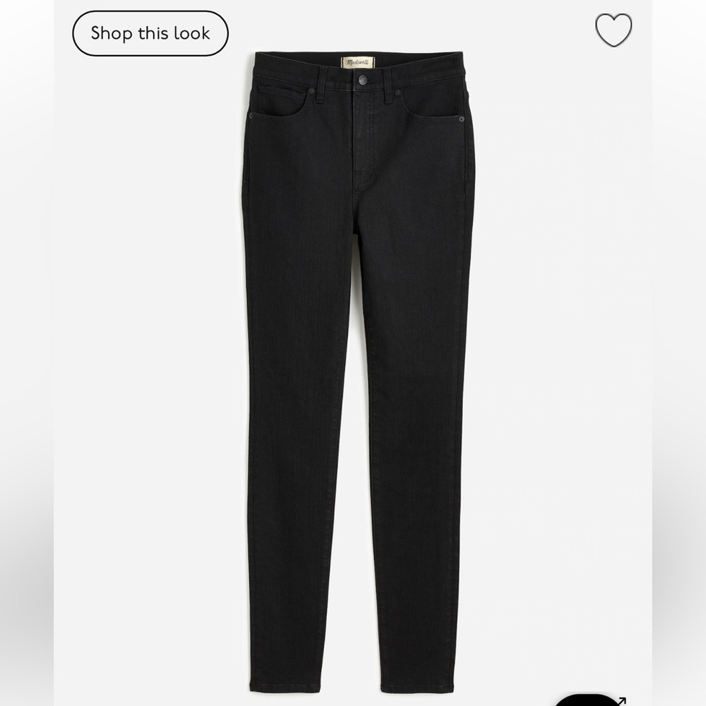 Madewell 10” High-Rise Skinny
Size: 28
Color: Faded Black or Gray